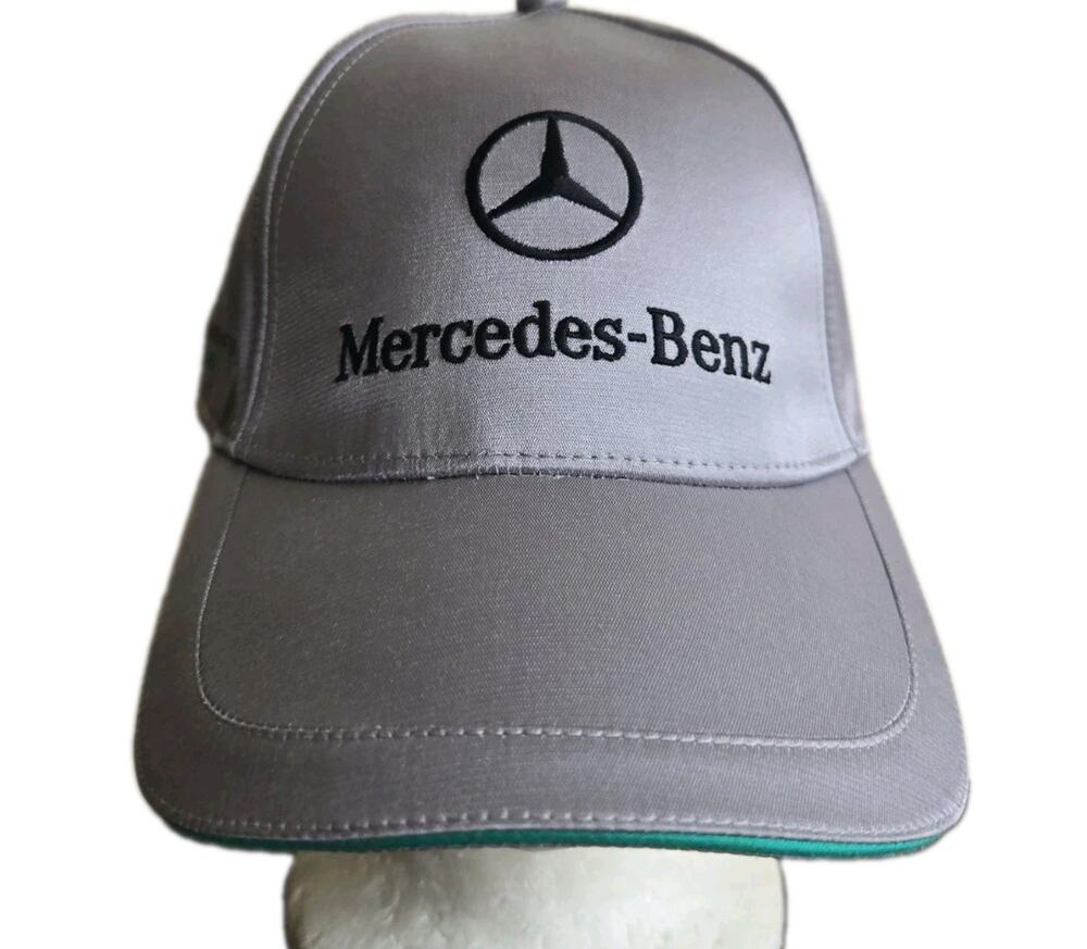 MERCEDES AMG PETRONAS F1 VINTAGE RACING BASEBALL CAP HAT PUMA SILVER FORMULA VTG